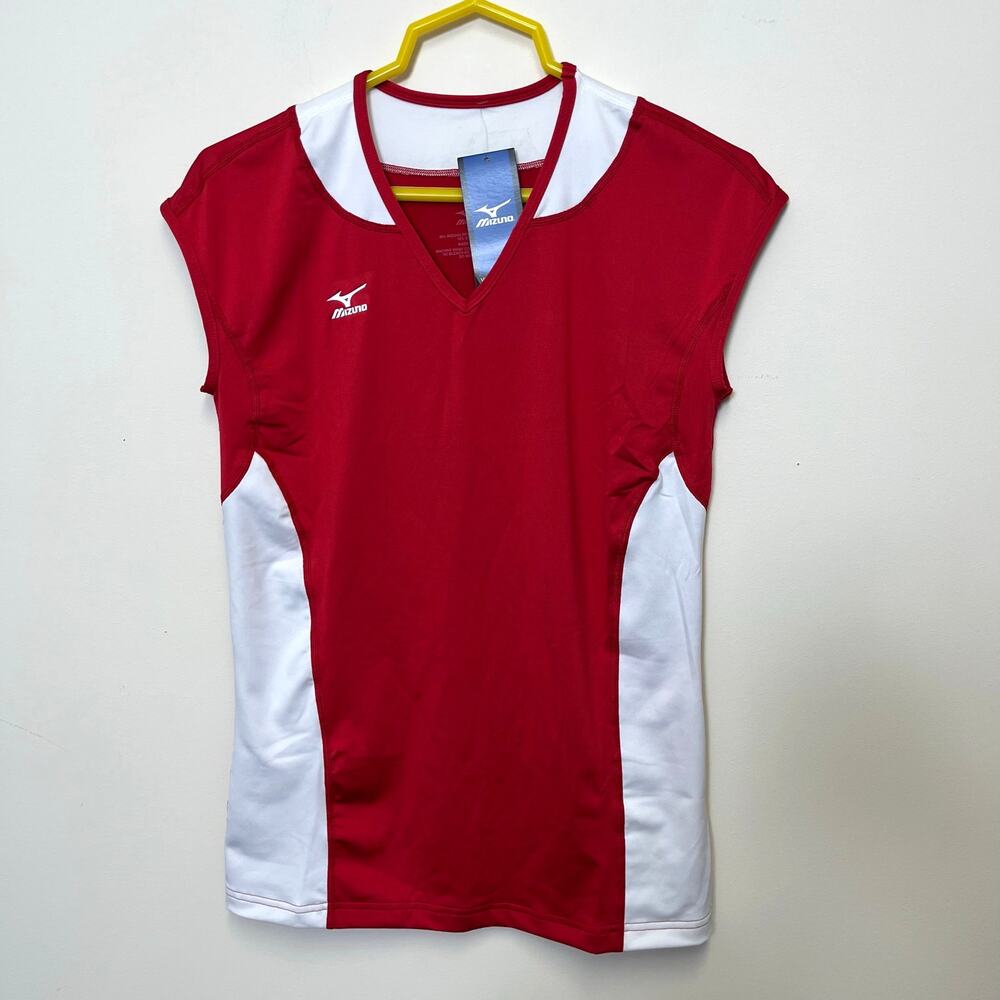NWT Mizuno Classic Mystic Cap Sleeve Volleyball Jersey Medium Top